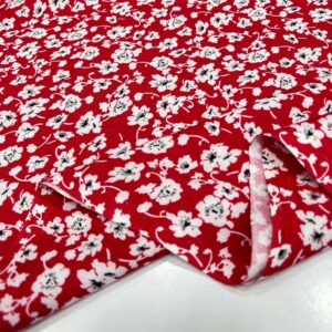 Desenli Viskon Kumaş Desenli Viskon Kumaş