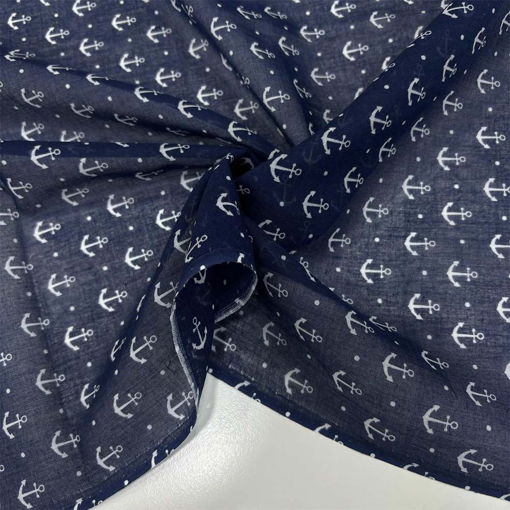 Çapa Desenli Tülbent Kumaş Çapa Desenli Tülbent Kumaş