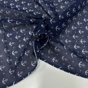 Çapa Desenli Tülbent Kumaş Çapa Desenli Tülbent Kumaş