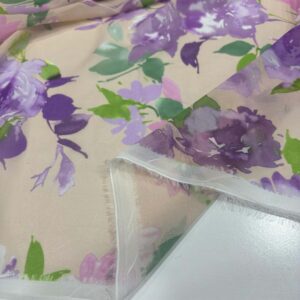 Desenli Şifon Kumaş