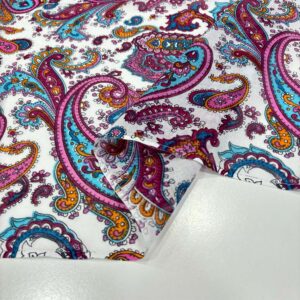 Desenli Tülbent Kumaş