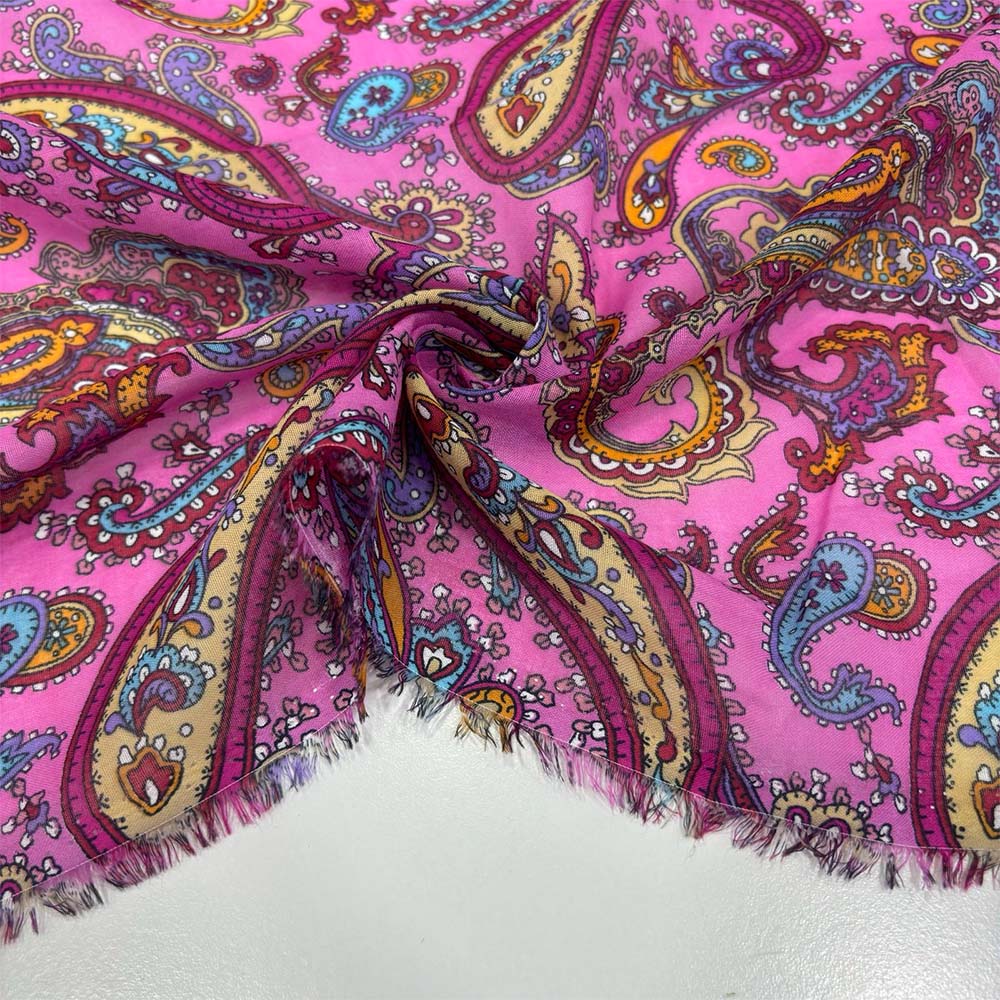 Desenli Tülbent Kumaş Desenli Tülbent Kumaş