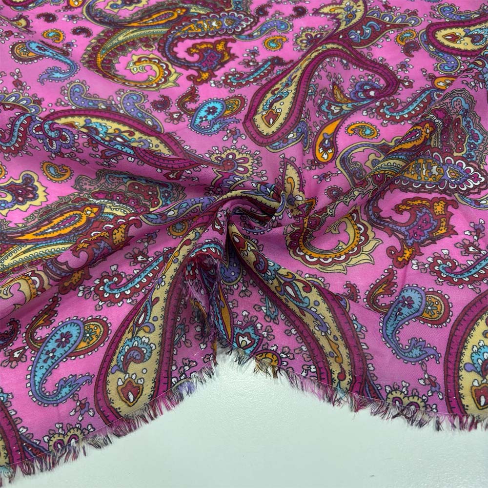 Desenli Tülbent Kumaş Desenli Tülbent Kumaş