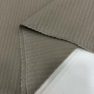 Kendinden Desenli Kaşe Kumaş Kül Rengi