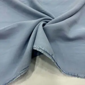 Taşlanmış Keten Kumaş Bebe Mavisi