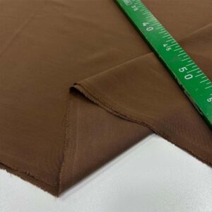 Taşlanmış Keten Kumaş Kızıl Kahverengi