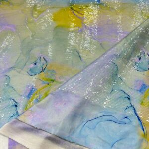 Desenli Payetli Jarse Kumaş