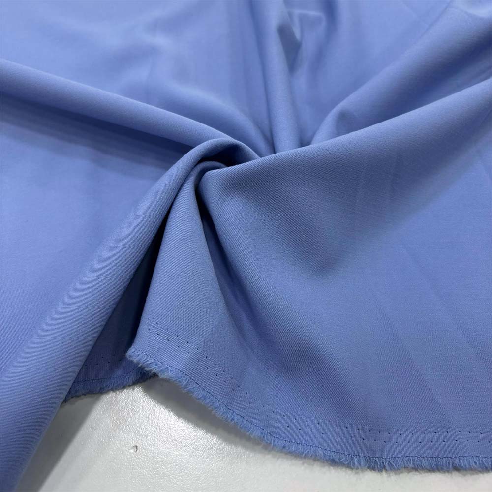 Dökümlü Gabardin Kumaş Bebe Mavisi Dökümlü Gabardin Kumaş Bebe Mavisi