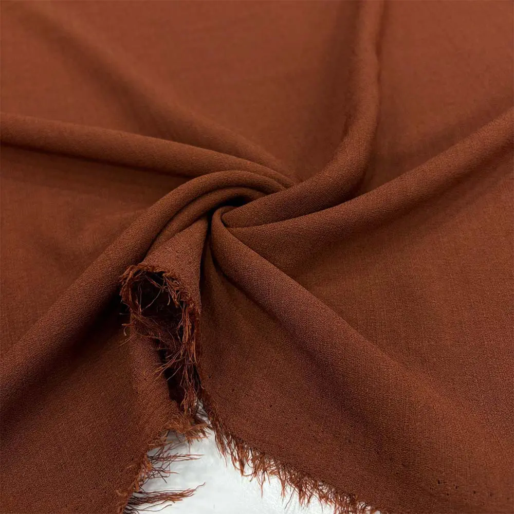 Kırışmayan Keten Kumaş Kiremit