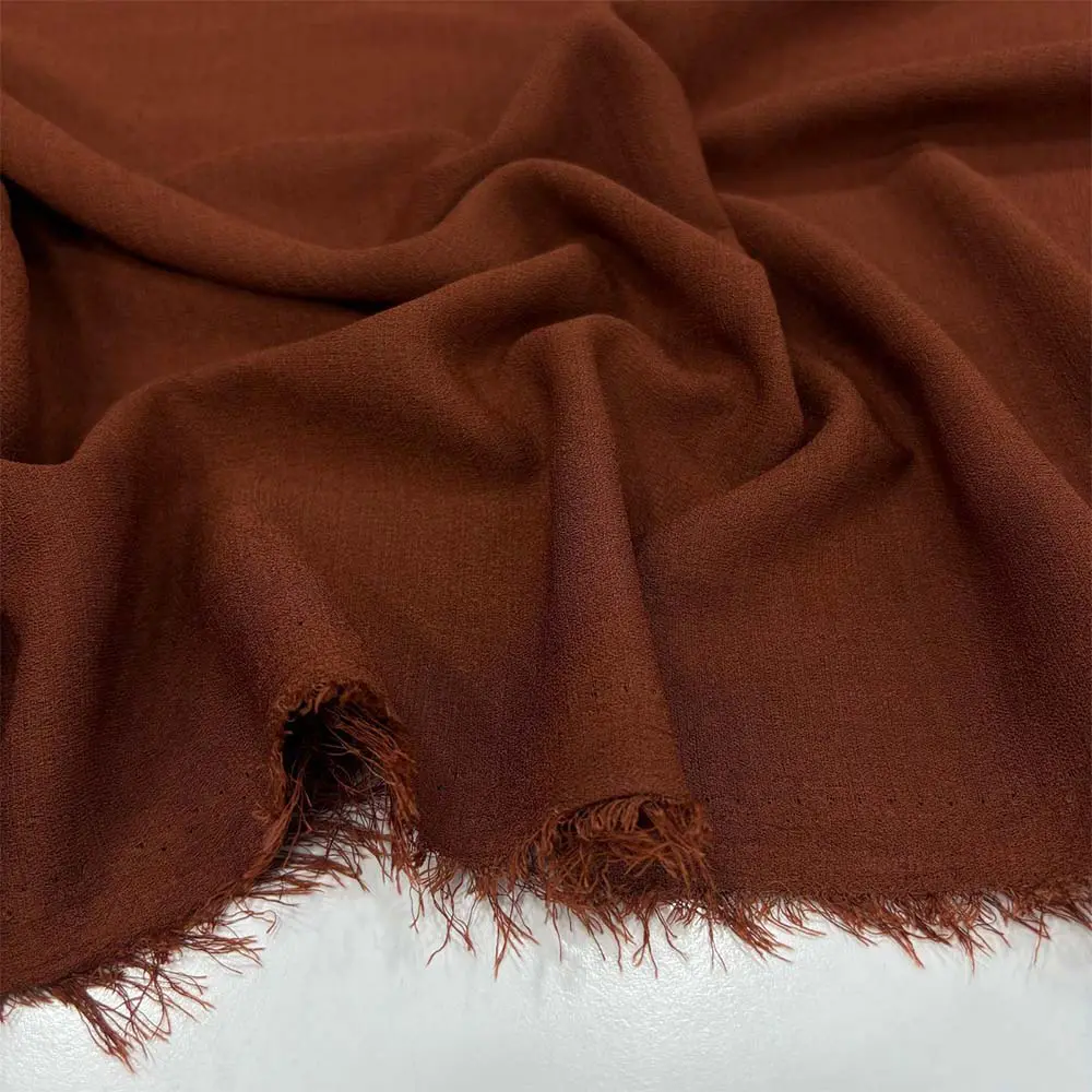 Kırışmayan Keten Kumaş Kiremit