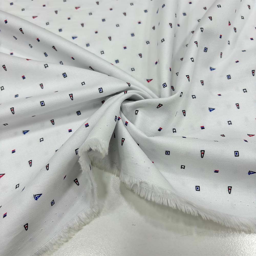 Desenli Poplin Kumaş Desenli Poplin Kumaş