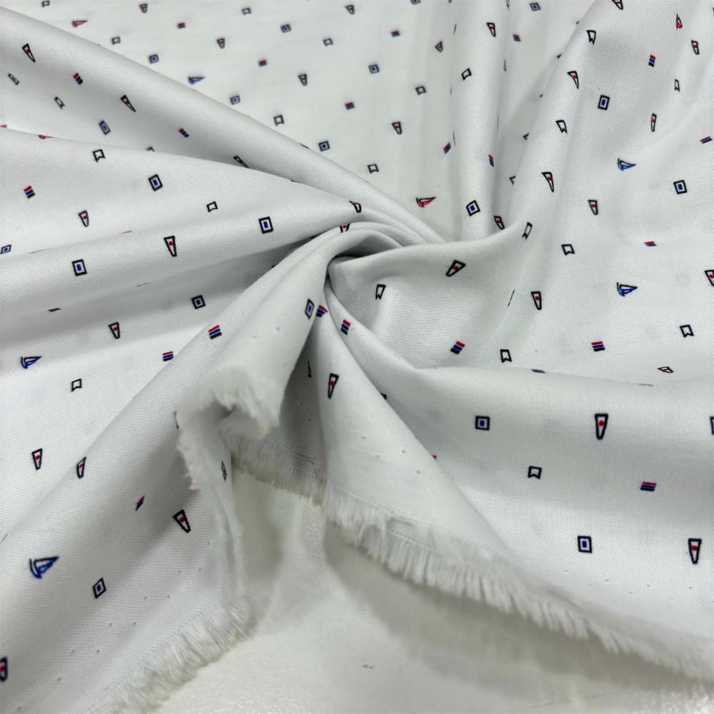 Desenli Poplin Kumaş Desenli Poplin Kumaş