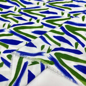 Desenli Viskon Kumaş