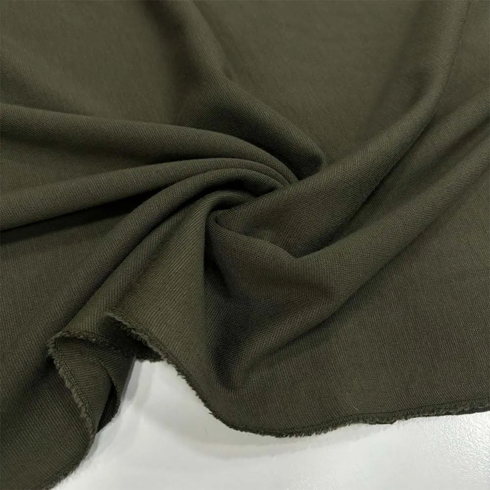 Çelik Penye Kumaş Koyu Haki Yeşil