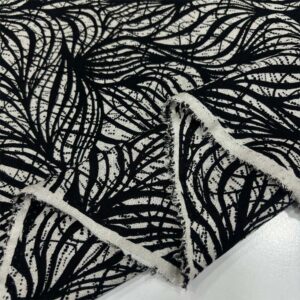 Desenli Triko Penye Kumaş