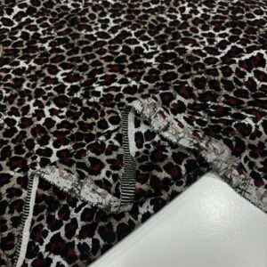 Leopar Triko Penye Kumaş