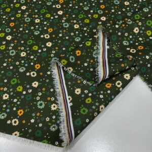 Desenli Fitilli Kadife Kumaş