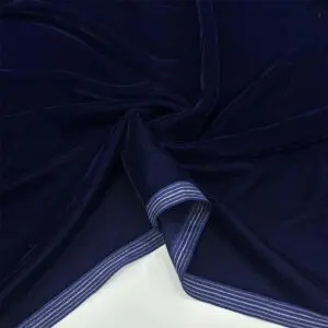 İpek Kadife Kumaş Lacivert