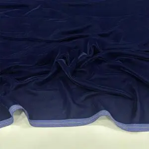 İpek Kadife Kumaş Lacivert