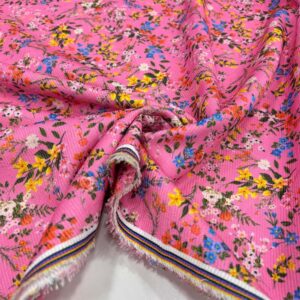 Desenli Fitilli Kadife Kumaş Desenli Fitilli Kadife Kumaş