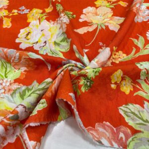 Desenli Pamuk Keten Kumaş Desenli Pamuk Keten Kumaş