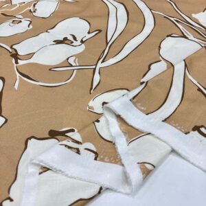 Desenli Viskon Keten Kumaş