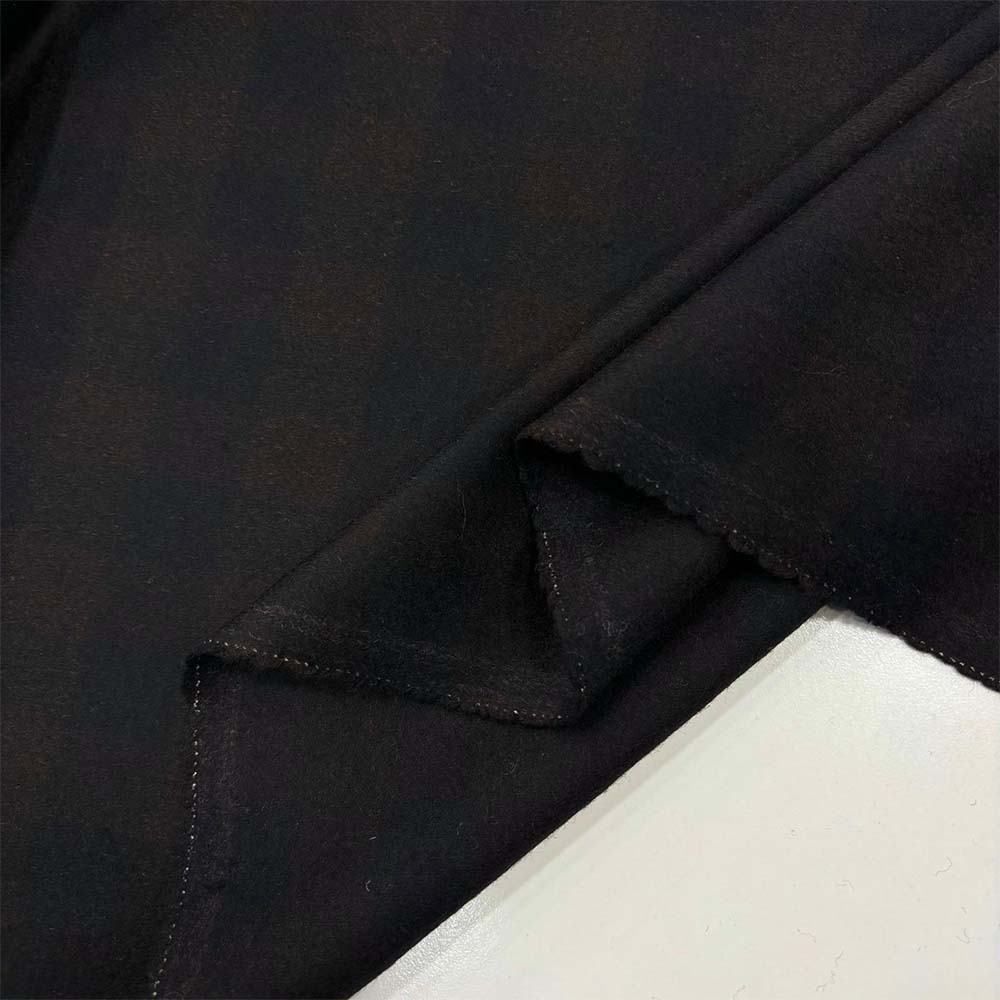 Ekose Yün Kaşmir Kumaş Siyah - Kahverengi Ekose Yün Kaşmir Kumaş Siyah - Kahverengi