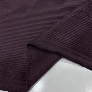 Fitilli Kadife Kumaş Mürdüm