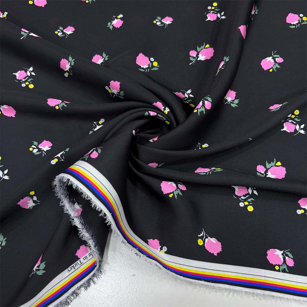 İpek Desenli Saten Kumaş İpek Desenli Saten Kumaş