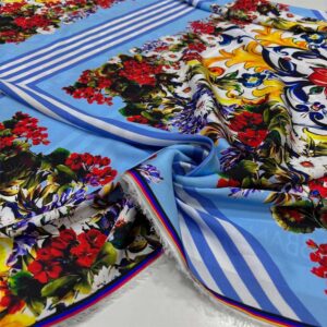 İpek Desenli Saten Kumaş İpek Desenli Saten Kumaş