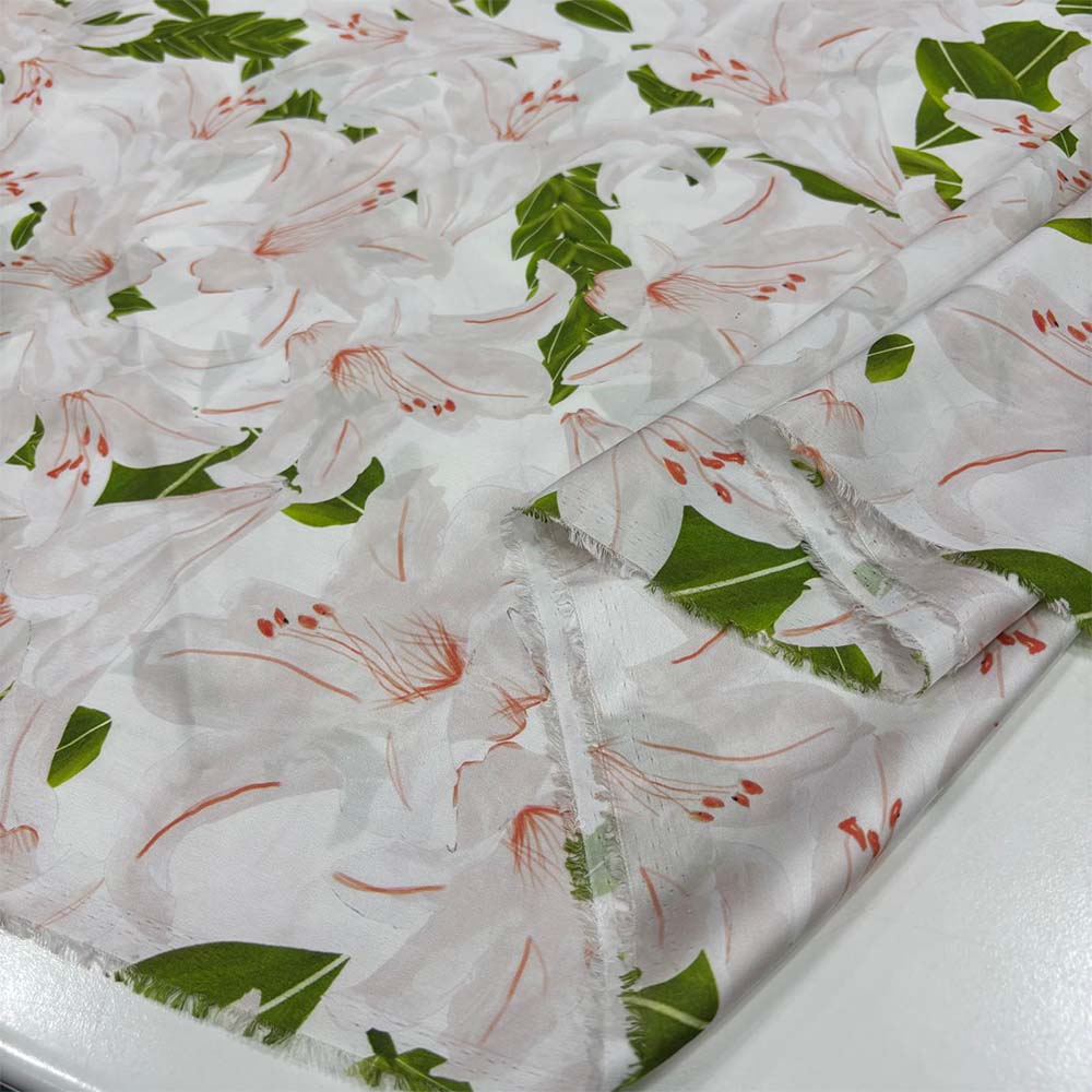 İpek Desenli Saten Kumaş İpek Desenli Saten Kumaş