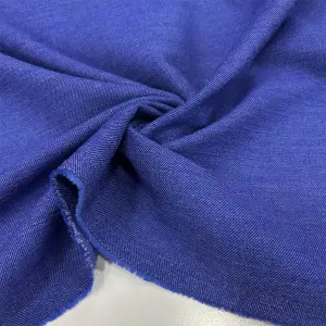 Yün Jourjet Krep Kumaş Kot Mavi