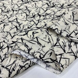 Desenli Viskon Kumaş