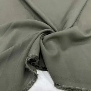 Düz Viskon Kumaş Açık Haki