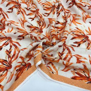 Desenli İpek Vual Kumaş Desenli İpek Vual Kumaş