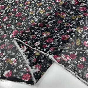 Desenli Şifon Kumaş