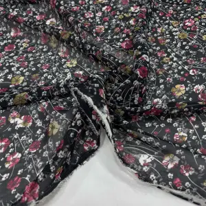 Desenli Şifon Kumaş