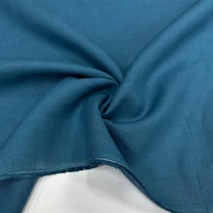 Ham Keten Kumaş Petrol Mavi