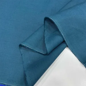 Ham Keten Kumaş Petrol Mavi