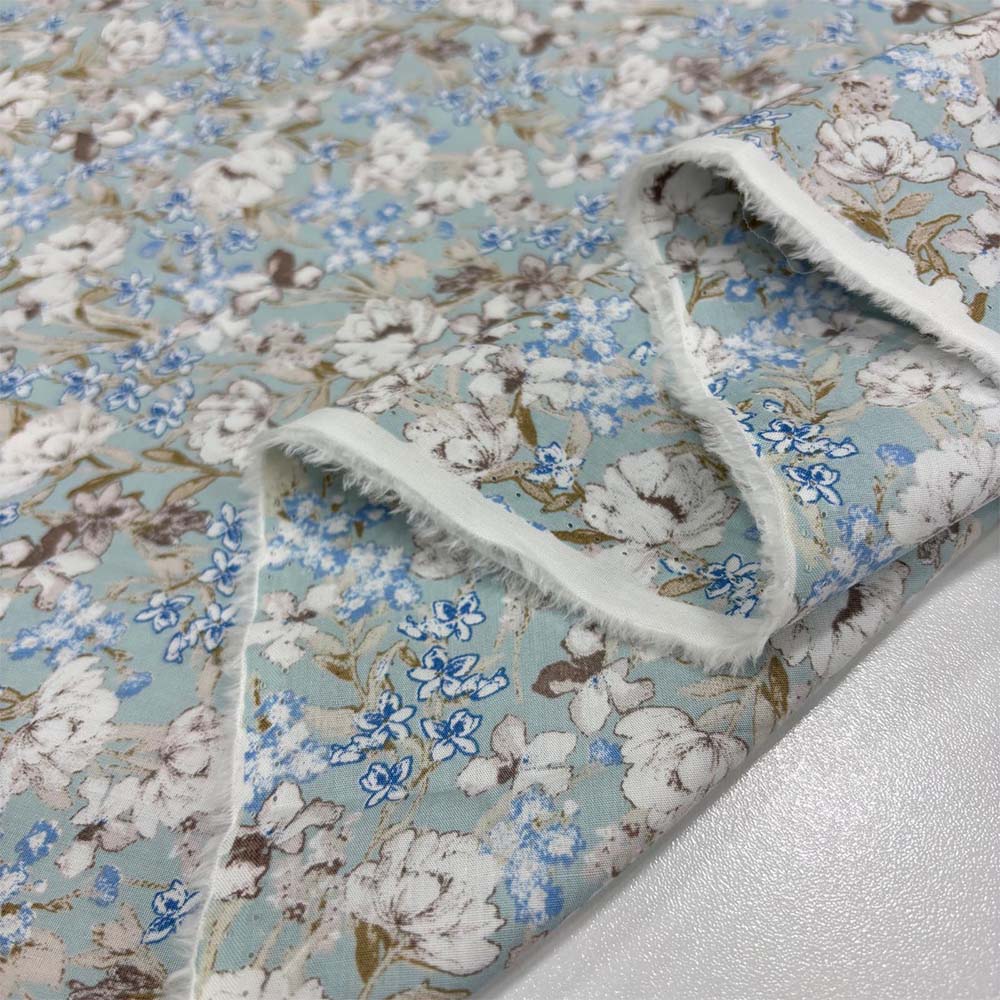 Desenli Poplin Kumaş Desenli Poplin Kumaş