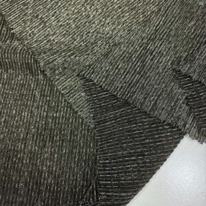 Simli Piliseli Tül Kumaş Siyah Gold