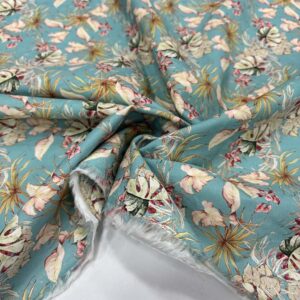 Desenli Poplin Kumaş Desenli Poplin Kumaş