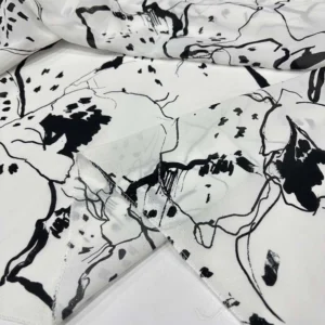 Desenli Şifon Kumaş