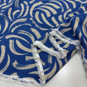 Desenli Viskon Kumaş