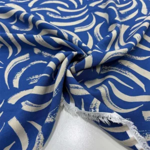 Desenli Viskon Kumaş