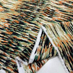 Desenli Viskon Kumaş