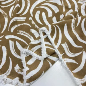 Desenli Viskon Kumaş