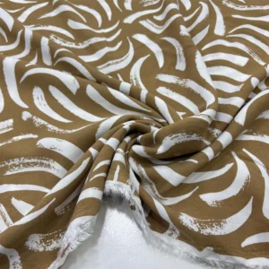 Desenli Viskon Kumaş