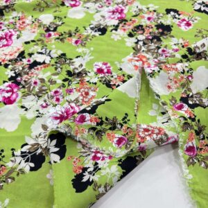 Desenli Viskon Vual Kumaş