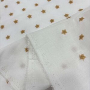 Nakışlı Vual Kumaş Gold